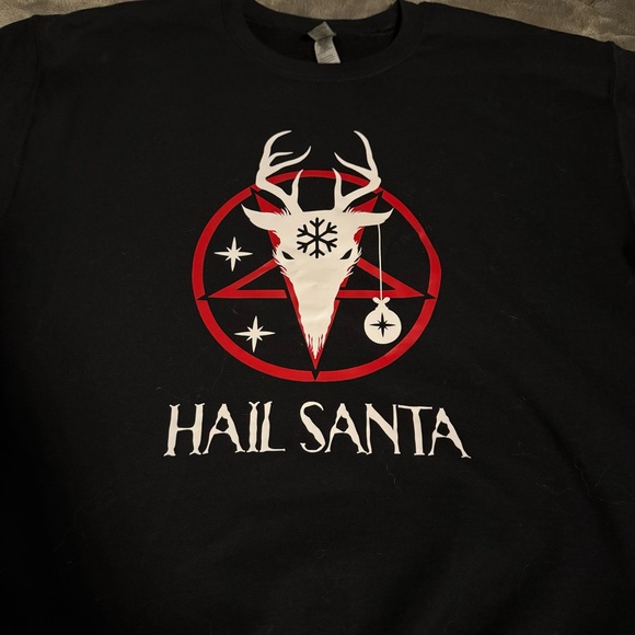 Hail Santa X-Mas Sweater - Picture 3 of 3
